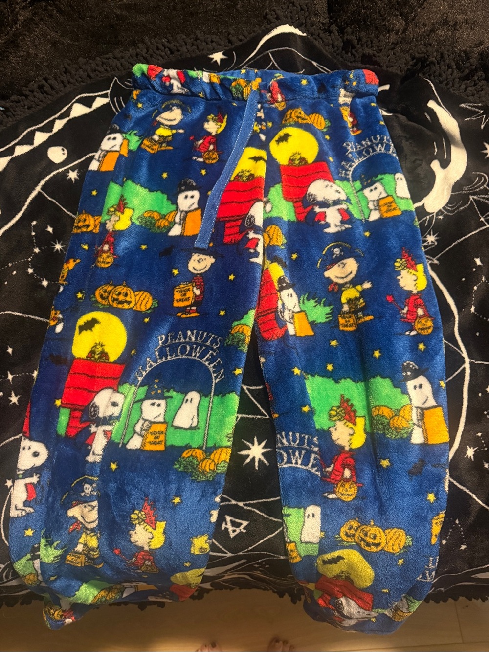 Peanuts Halloween Blue Pajama Pants